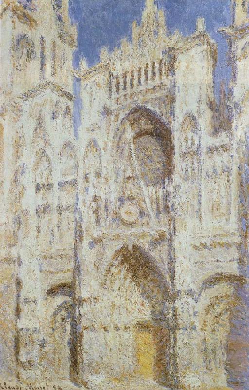 Claude Monet The sun of the main entrance of the Rouen Cathedral China oil painting art